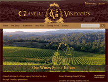 Tablet Screenshot of gianellivineyards.com